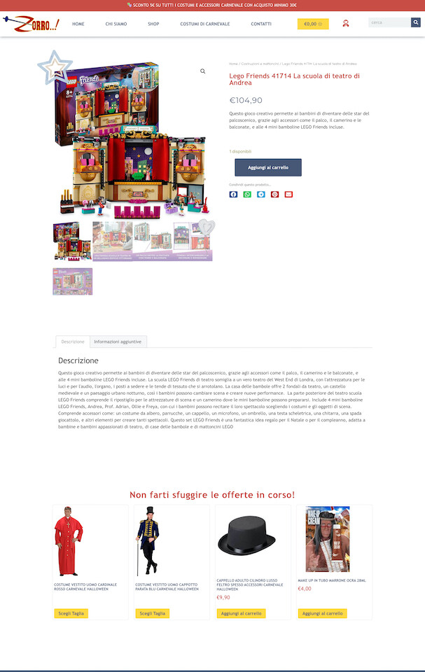Shop - zorro