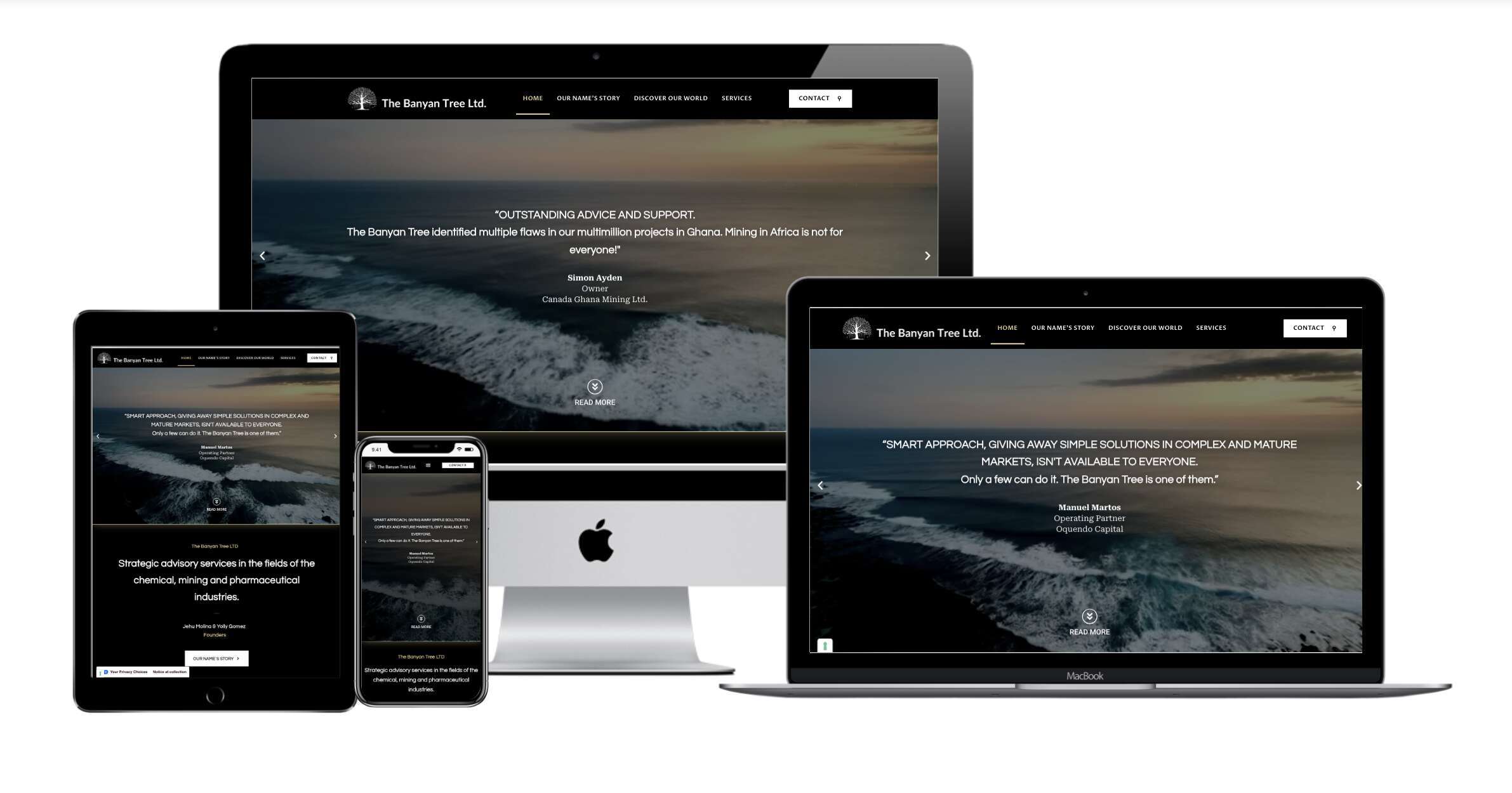 The Banyan Tree LTD - sito web